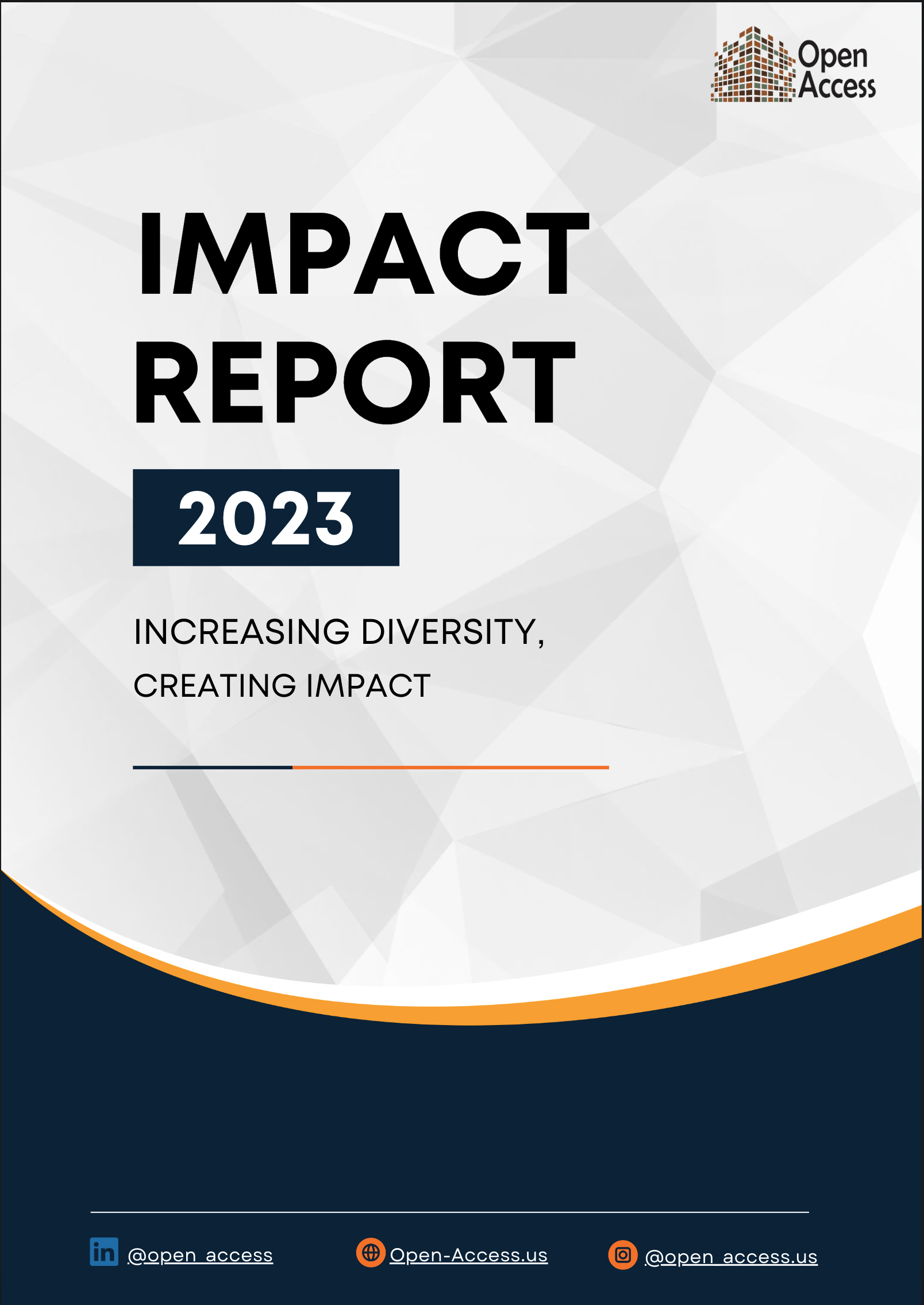 Open Access 2023 impact report cover