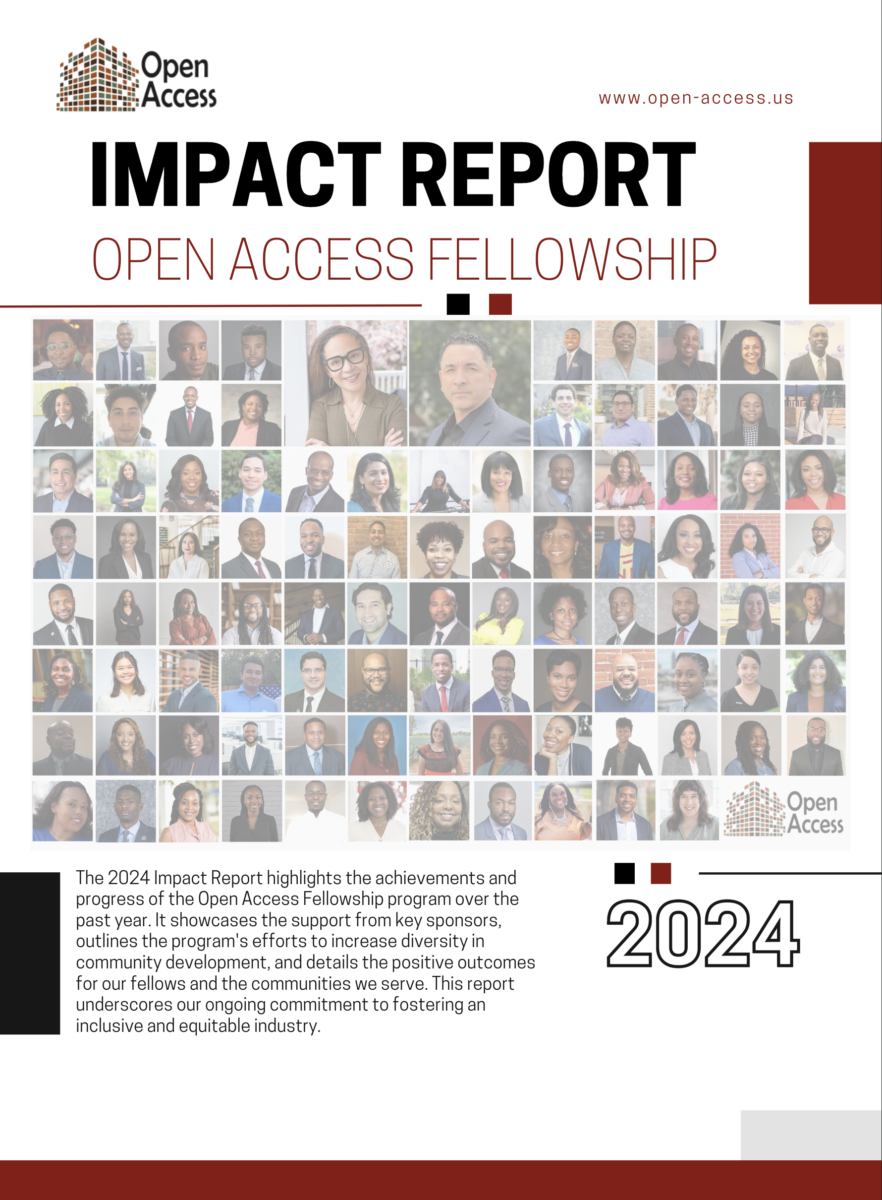 Open Access 2024 impact report cover