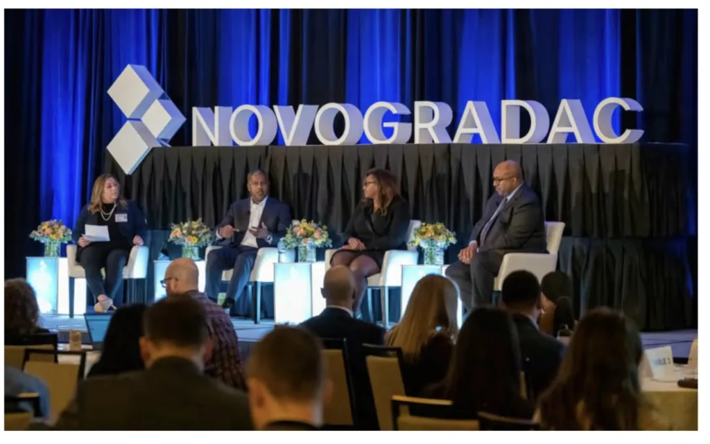 Fellows at an industry panel